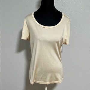 Cream top from Philippe Adec
